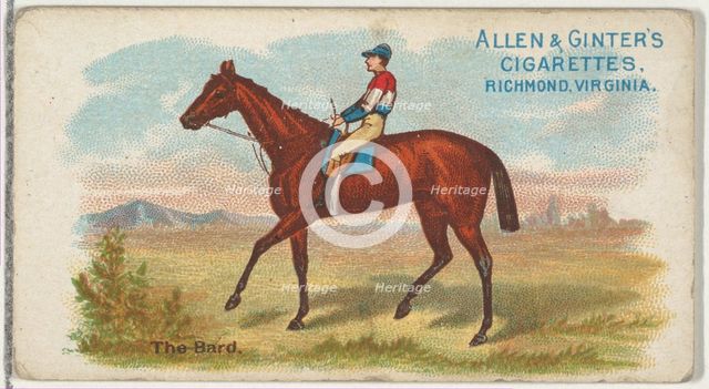 The Bard, from The World's Racers series (N32) for Allen & Ginter Cigarettes, 1888. Creator: Allen & Ginter.