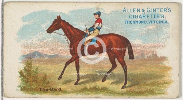 The Bard, from The World's Racers series (N32) for Allen & Ginter Cigarettes, 1888. Creator: Allen & Ginter.