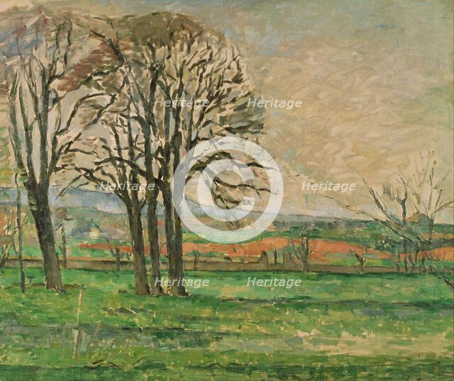 The Bare Trees at Jas de Bouffan, 1885-1886. Artist: Cézanne, Paul (1839-1906)