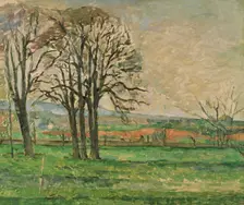 The Bare Trees at Jas de Bouffan, 1885-1886. Artist: Cézanne, Paul (1839-1906)