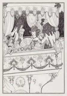 The Barge, 1895-1896. Creator: Aubrey Beardsley