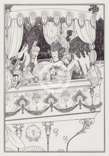 The Barge, 1895-1896. Creator: Aubrey Beardsley.