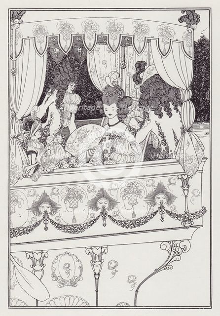 The Barge, 1895-1896. Creator: Aubrey Beardsley.