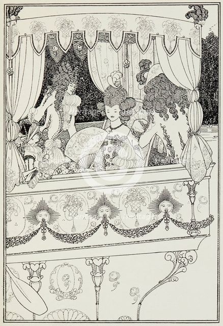The Barge, 1897. Creator: Aubrey Beardsley.