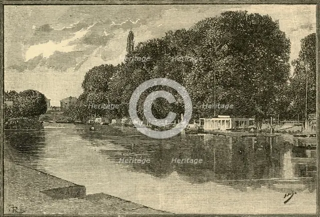 'The Barges', 1898. Creator: Unknown.