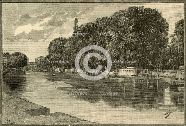 'The Barges', 1898. Creator: Unknown.