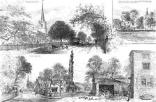 The Barking and Pitsea Extension Railway: views on the line, 1883. Creator: Unknown