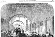 The barrack hospital at Scutari during the Crimean War, 1854