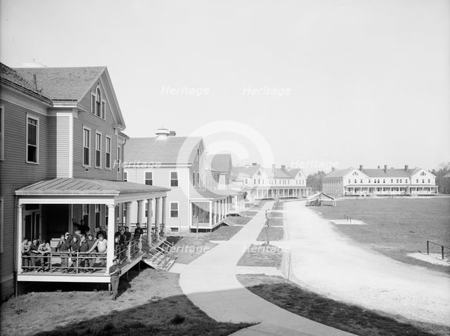 The Barracks, Fort Oglethorpe, Chicamauga [i.e. Chickamauga-Chattanooga National..., c1900-1910. Creator: Unknown.