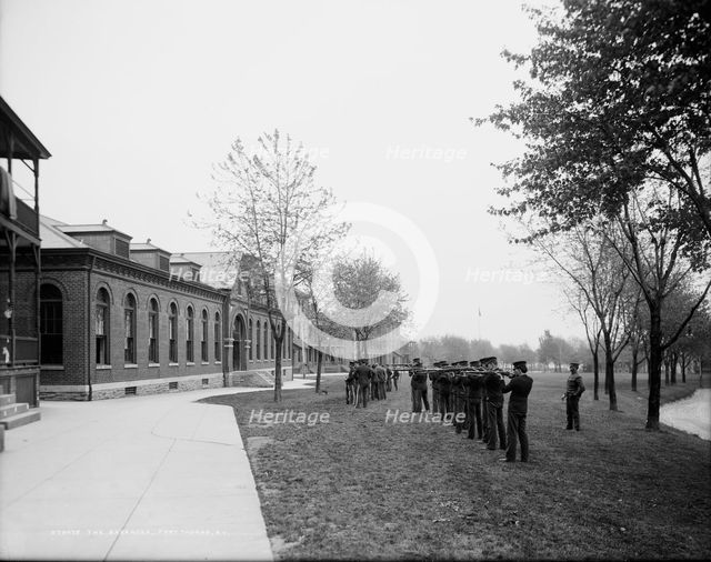 The Barracks, Fort Thomas, Ky., between 1900 and 1910. Creator: Unknown.