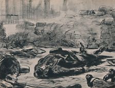 The Barricade c.1871-1873, (1946). Artist: Edouard Manet