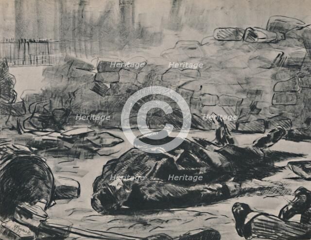 'The Barricade', c.1871-1873, (1946). Artist: Edouard Manet.