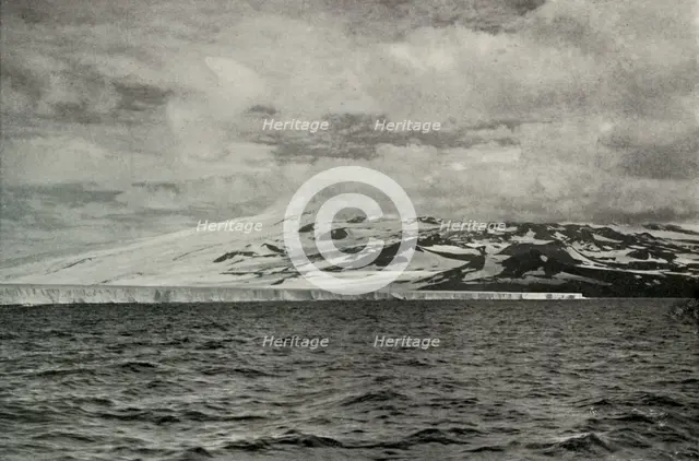 'The Barrier and Mount Terror', c1910–1913, (1913). Artist: Herbert Ponting.