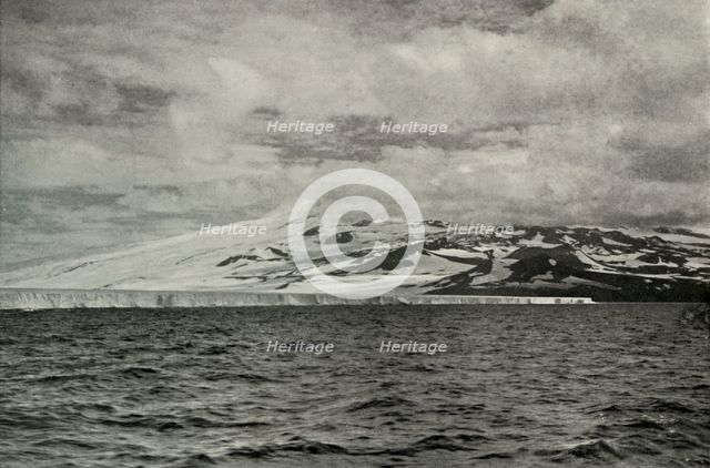 'The Barrier and Mount Terror', c1910–1913, (1913). Artist: Herbert Ponting.