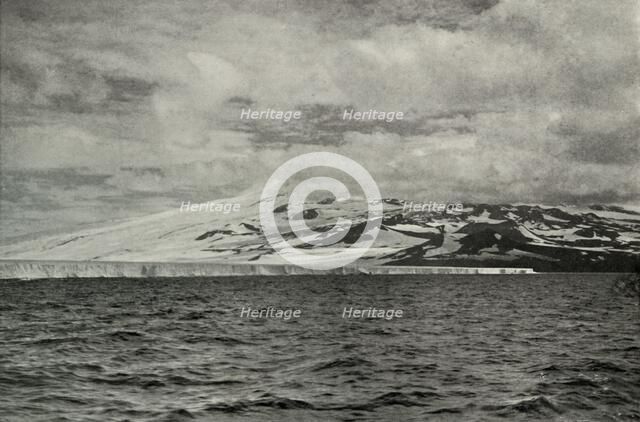 'The Barrier and Mount Terror', c1910–1913, (1913). Artist: Herbert Ponting.