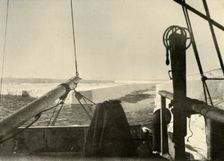 The Barrier Edge Breaking Away Four Miles South of Hut Point c1908, (1909)