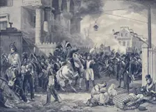The Barrière De Clichy, Or The Defense of Paris in 1814 (1896). Creator: Peter Aitken