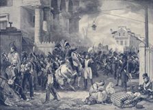 The Barrière De Clichy, Or The Defense of Paris in 1814 (1896). Creator: Peter Aitken