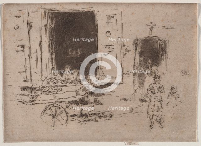 The Barrow, Brussels. Creator: James McNeill Whistler (American, 1834-1903).