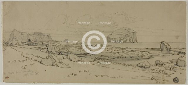The Bars from Tantallon, Scotland, 1863. Creator: William Leighton Leitch.