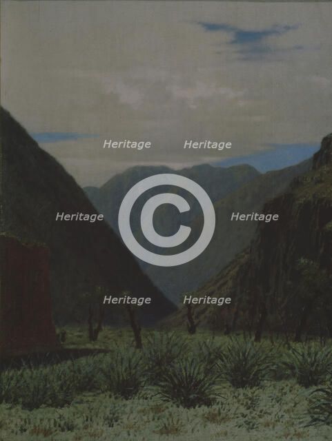 The Barskaun Mountain Pass. Artist: Vereshchagin, Vasili Vasilyevich (1842-1904)