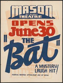 The Bat, [193-]. Creator: Unknown