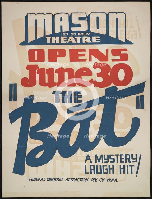 The Bat, Los Angeles, 1936. Creator: Unknown.