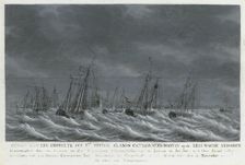The Batavian Fleet off Veere, 1800, 1800-1809. Creator: Engel Hoogerheyden