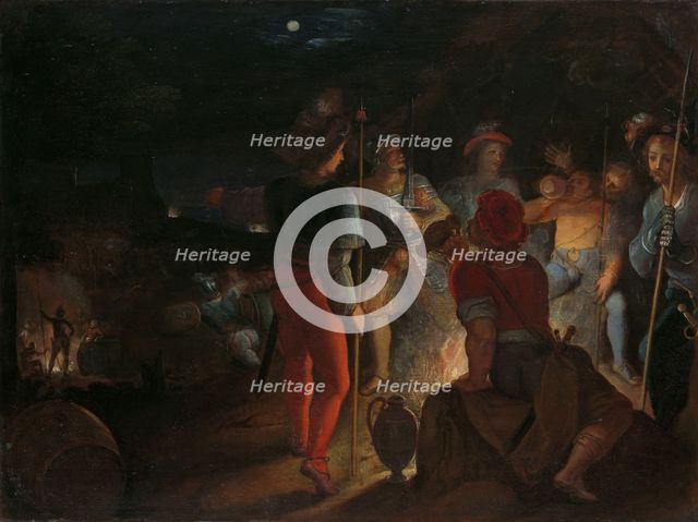 The Batavians Besiege the Roman Army Regiments at Vetera, 1600-1613. Creator: Otto Van Veen.