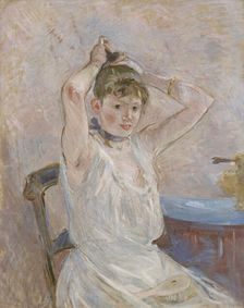 The Bath, 1885-86. Creator: Berthe Morisot