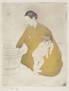 The Bath, 1890-1891. Creator: Mary Cassatt