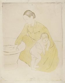 The Bath, 1890-1891. Creator: Mary Cassatt