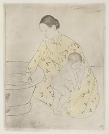 The Bath, 1890-1891. Creator: Mary Cassatt