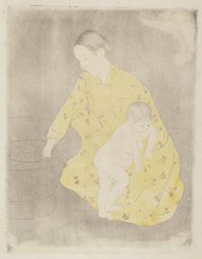 The Bath, 1890-1891. Creator: Mary Cassatt