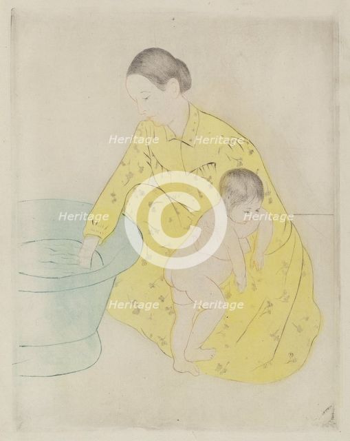 The Bath, 1890-1891. Creator: Mary Cassatt.