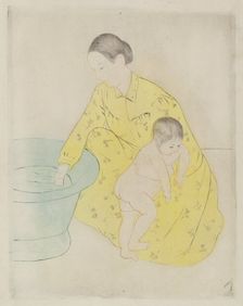 The Bath, 1890-1891. Creator: Mary Cassatt