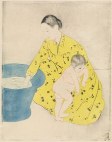 The Bath, 1890-1891. Creator: Mary Cassatt