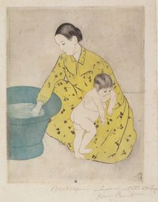 The Bath, 1890-1891. Creator: Mary Cassatt