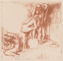The Bath, 1905. Creator: Charles Hasslewood Shannon (British, 1863-1937)