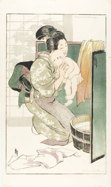 The Bath, 1905. Creator: Helen Hyde
