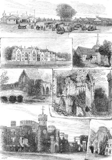 The Bath and West of England Agricultural Show at Tunbridge Wells, 1881. Creator: Unknown