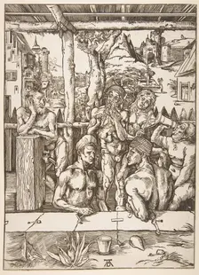 The Bath House (copy).n.d. Creator: Unknown