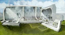 The bath house at Wroxeter Roman City, c2nd century, (c1990-2010). Artist: Ivan Lapper