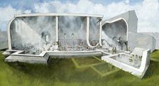 The bath house at Wroxeter Roman City, c2nd century, (c1990-2010). Artist: Ivan Lapper
