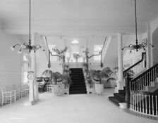 The Bath house foyer, Virginia Hot Springs, c.between 1910 and 1920. Creator: Unknown
