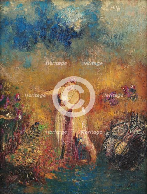 The Bath of Venus, 1908-1912. Creator: Redon, Odilon (1840-1916).