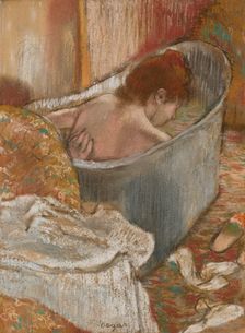 The Bath (Woman in her Bathtub), c1886. Creator: Degas, Edgar (1834-1917)