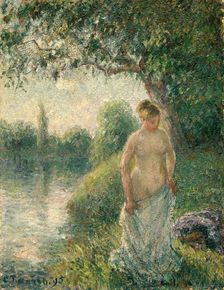 The Bather, 1895. Creator: Camille Pissarro
