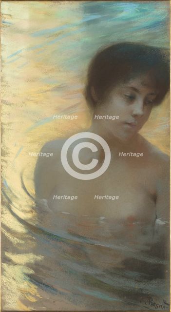 The Bather (Baigneuse), c. 1888.