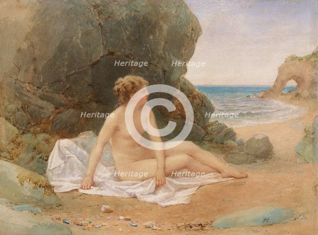 'The bather', c1890. Creator: Samuel McCloy.